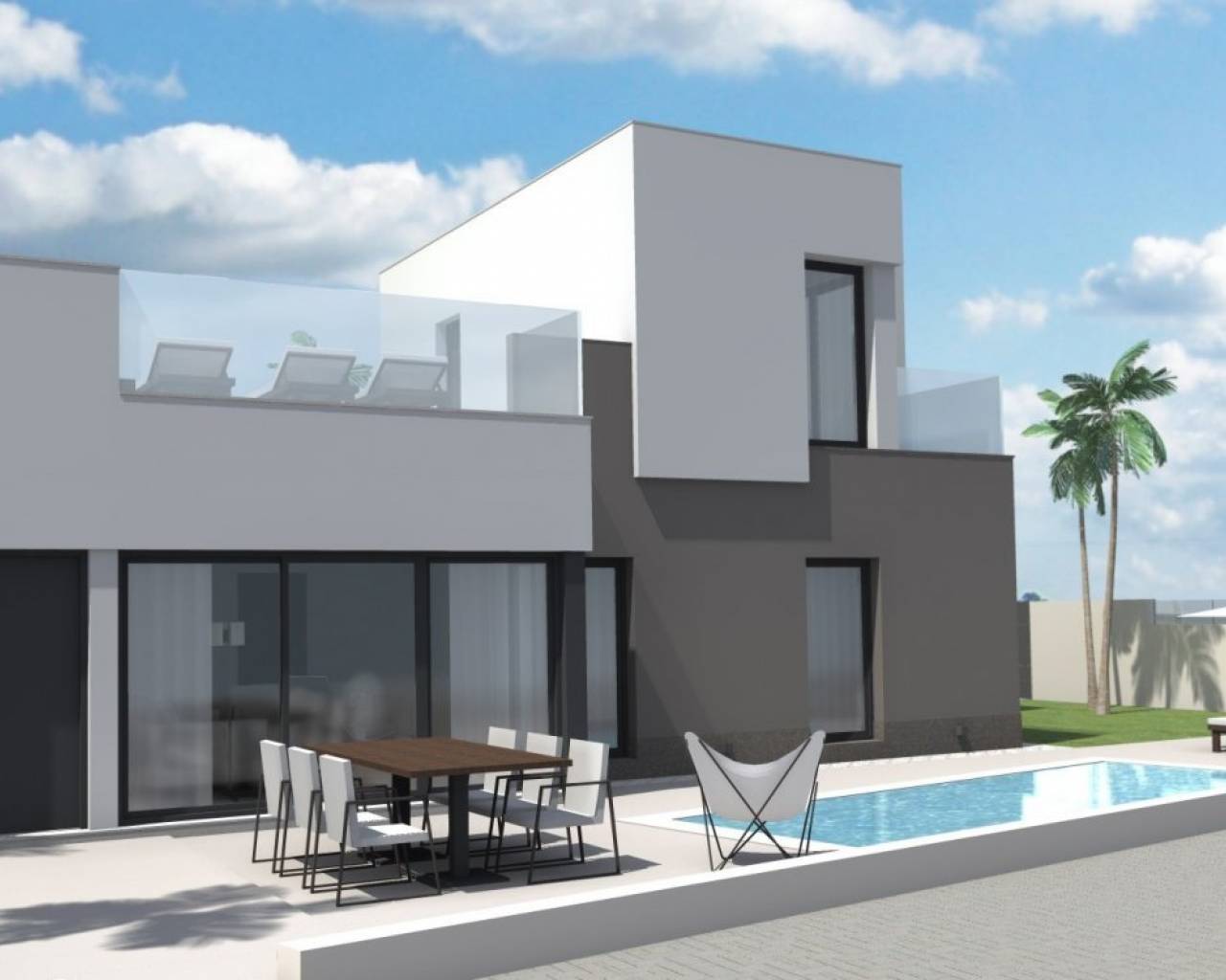 Nueva construcción  - Villas - Torrevieja - Aguas Nuevas 1